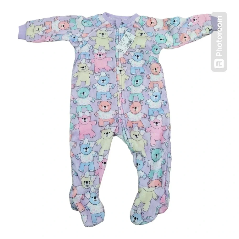Pj place bear pajama Baby 3-6‎ Mth New